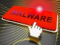 Malware Scammer Security Shield Safety 3d Rendering