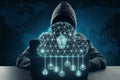 Malware and technology concept Royalty Free Stock Photo