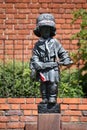 Maly Powstaniec Monument Little Insurrectionist in Warsaw, Poland