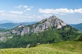 Maly Rozsutec and higher Velky Rozsutec hills in Mala Fatra mountains in Slovakia