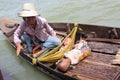 Mam with childrens on Tonle lake