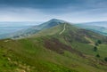 Mam Tor Derbyshire England with stormy sky