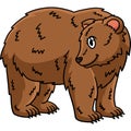 Mama Bear Cartoon Colored Clipart Illustration Royalty Free Stock Photo