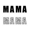 Mama icon vector set. mother illustration sign collection. mom symbol or logo.