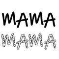 Mama icon vector set. mother illustration sign collection. mom symbol or logo.