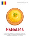 Mamaliga. National romanian dish.