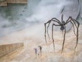 Maman -- a 9 meters hight sculpture of a spider by Louise Bourgeois that rests in front of the Guggenheim Museum