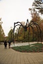 Maman sculpture at Crystal Bridges