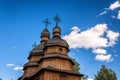 Mamayeva Sloboda museum in Kyiv city, Ukraine