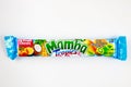 Mamba individually wrapped chewy candy with tropics flavors.