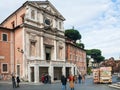 Mamertine Prison in Church on Roman Forum Royalty Free Stock Photo