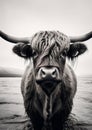 Mammal animals nature bull scotland cow Royalty Free Stock Photo