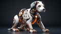 Dogs friend pets animal robot white illustration Royalty Free Stock Photo