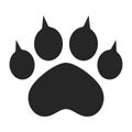 Paw print Footprints icon pet Sign