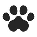 Paw print Footstep icon clipart