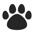 Paw print Footstep icon Footprint sign