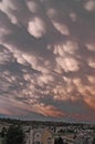 Mammatus Clouds Royalty Free Stock Photo