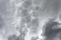 Mammatus clouds Royalty Free Stock Photo