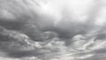 Mammatus storm clouds