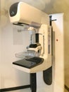 Mammogram device 3D rendering  for screening breast cancer in hospital Royalty Free Stock Photo