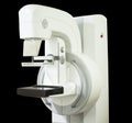 Mammography machine for breast screening device on black background Royalty Free Stock Photo