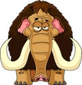 Mammoth Cartoon Character Royalty Free Stock Photo