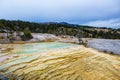 Mammoth hot spring in Yellowstone NationalPark