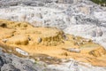 Mammoth Hot Springs. Northern entrance, Yellowstone National Park, USA