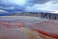 Mammoth Hot Springs Travertine, Yellowstone Royalty Free Stock Photo