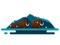 Mammoth vector Royalty Free Stock Photo