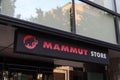 MAMMUT store sign in Yokohama Royalty Free Stock Photo