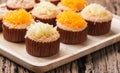Mamon cake or cupcake Royalty Free Stock Photo