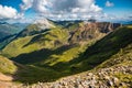 Mamores ridge in Scottish Highlands ona summer day. Royalty Free Stock Photo