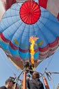 Man aerostat flare airtravel balloon