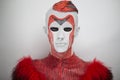 Man Alien red face Royalty Free Stock Photo