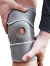 Kneepad compression bandage with magnets for knee pain or injuries