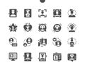 Man avatar Well-crafted Pixel Perfect Vector Solid Icons