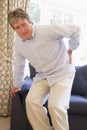 Man With Back Pain Royalty Free Stock Photo