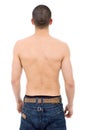 Man back Royalty Free Stock Photo