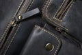 Man bag detail Royalty Free Stock Photo