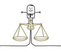 Man & balance, justice