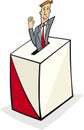 Man in Ballot Box