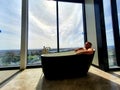 Luxury High Rise Apartment Bathing