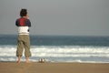 Man on the beach