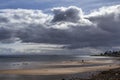 Man on the beach at arran