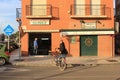 Man with a bicycle, street photo from Malaga, Spain