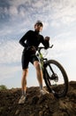 Man biking Royalty Free Stock Photo