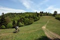 Mountainbiking, Pod Priechodnou, Stiavnicke vrchy, Slovakia