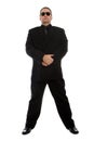 Man in black suit Royalty Free Stock Photo