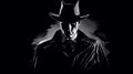 Silhouette Of A Detective: A Comic Book Noir Speedpainting